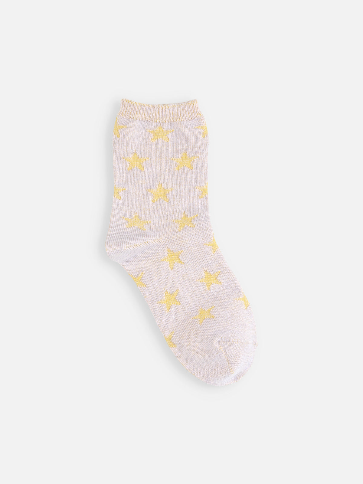 【キッズ】星柄リンクスソックス / 16-18cm - ライラック
