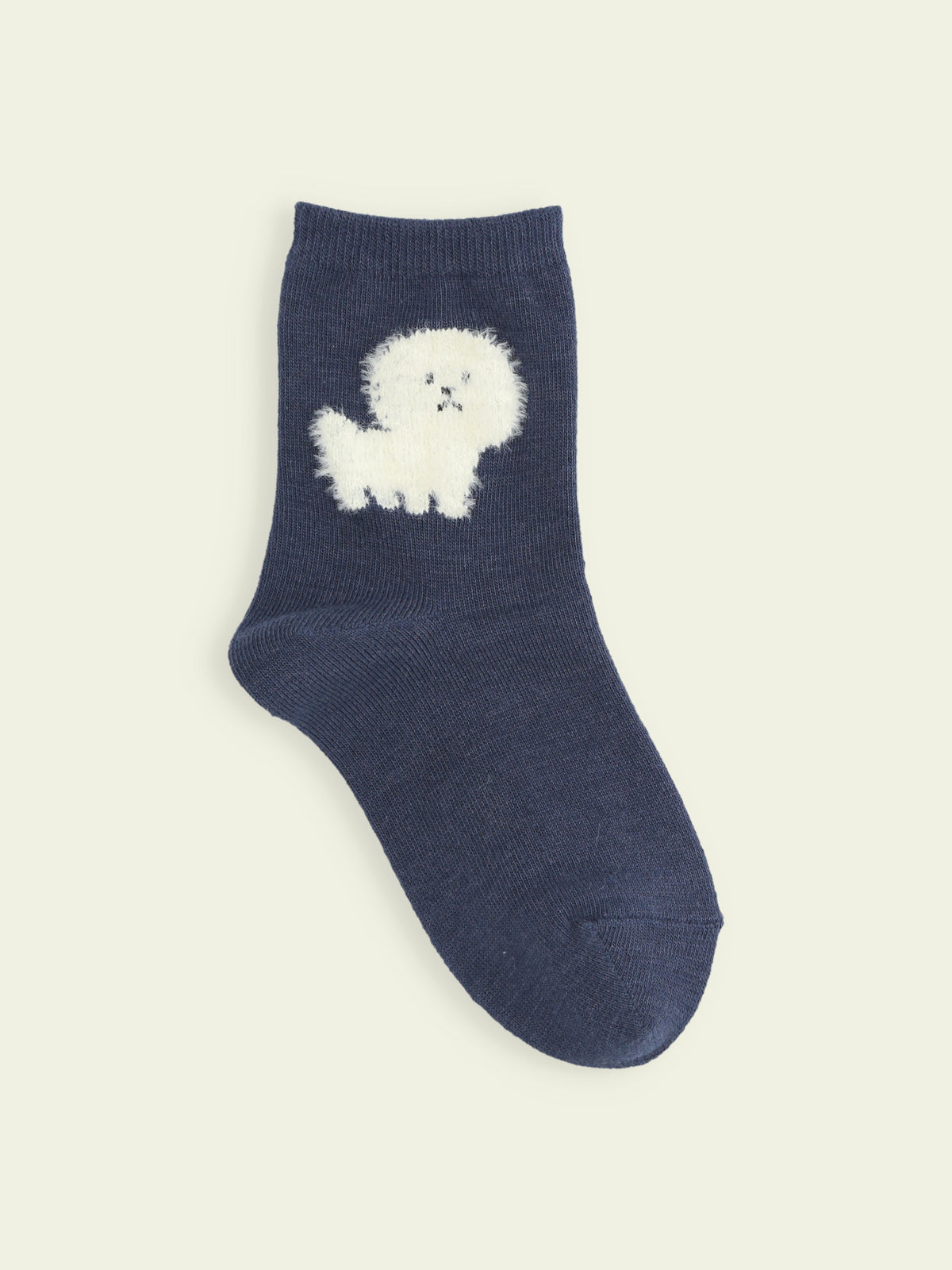 【3足1,485円】キッズ もふもふ動物ショートソックス / 13-15cm - コン+ビションフリーゼ