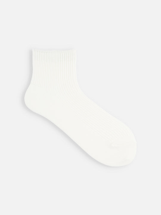 【WEB限定】さらっと快適すっきりリブショートソックス