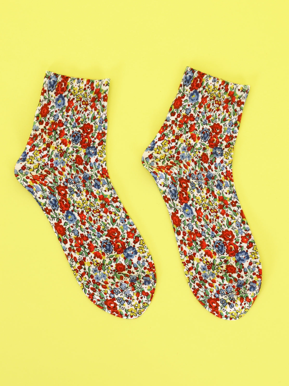【WEB限定】Tabio made with Liberty Fabric ギフトセット レッド