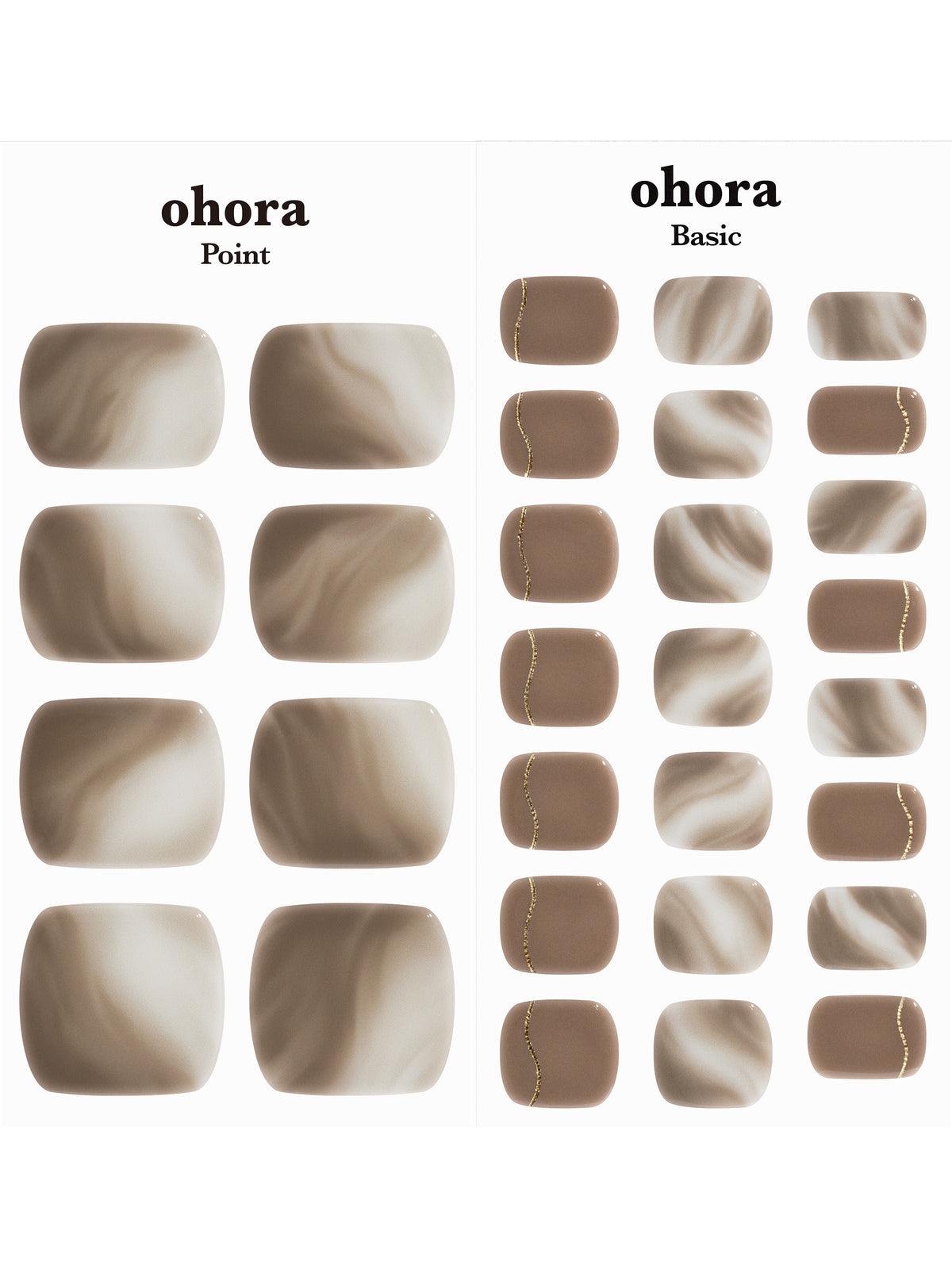 【通常価格より20％OFF】ohora(オホーラ)×靴下屋 WEB限定セット ＜ベージュ＞