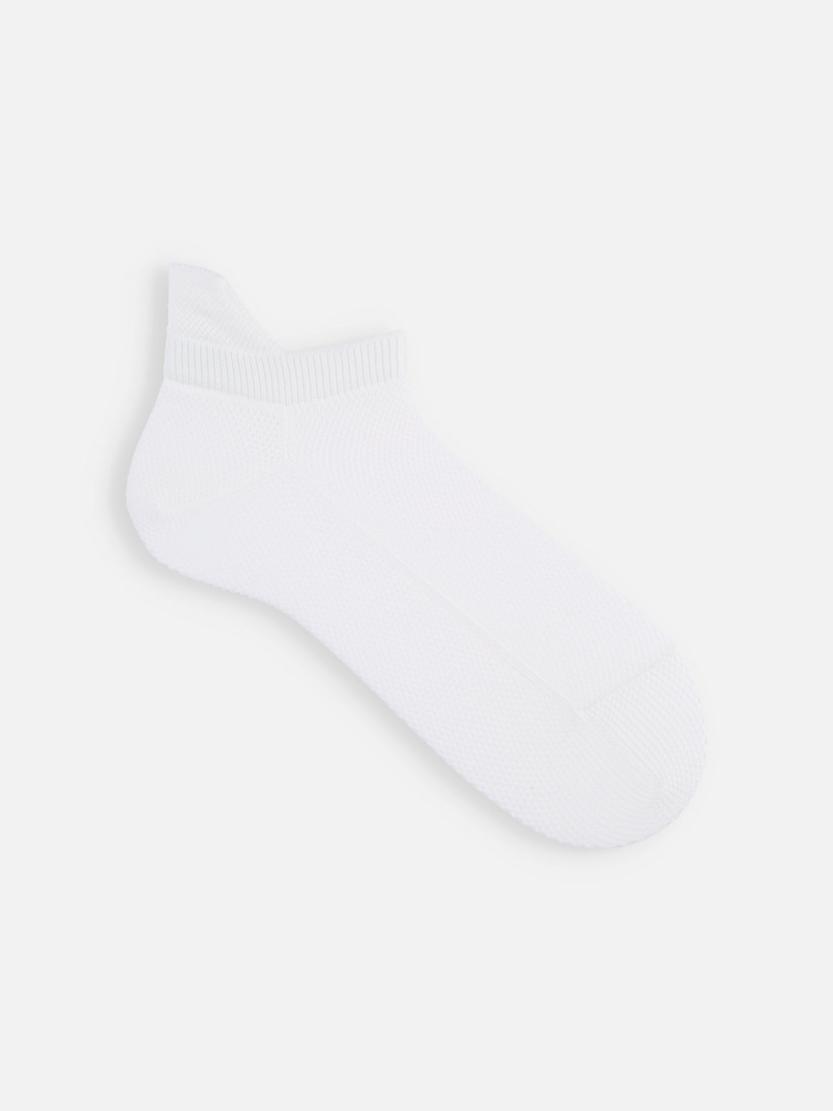 【Tabio MEN】DRYオールメッシュアキレスガードスニーカー丈ソックス - サラシ