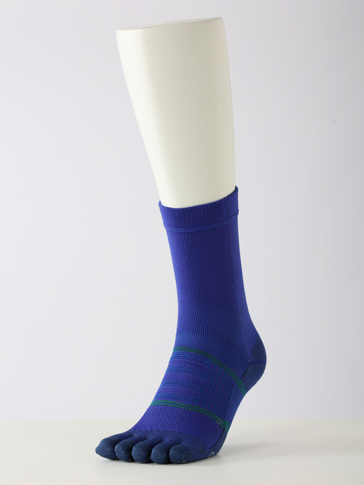 BASEBALL 五本指クルーソックス / 25-27cm - ブルー