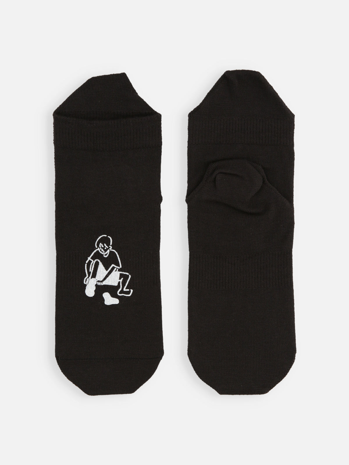【長場雄×NAIGAI×Tabio】 SOCK SUN片手で履けるくつした - スミクロ