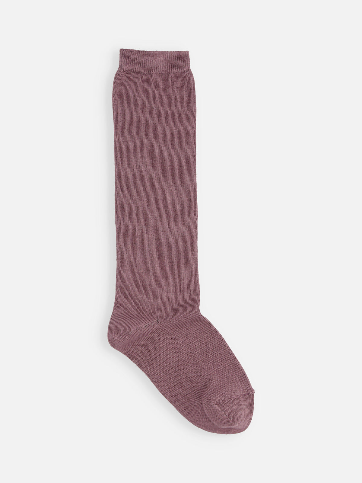 【キッズ】ベタハイソックス / 19-21cm - ダルライラック