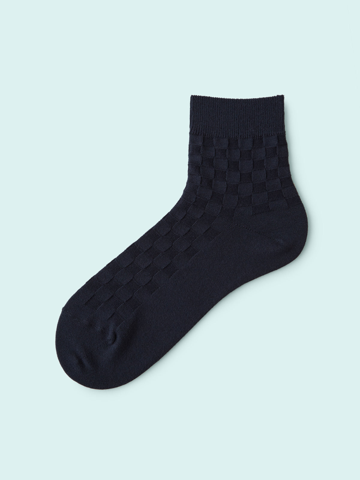 【3足1,485円】メンズ リンクスブロックショートソックス - コン