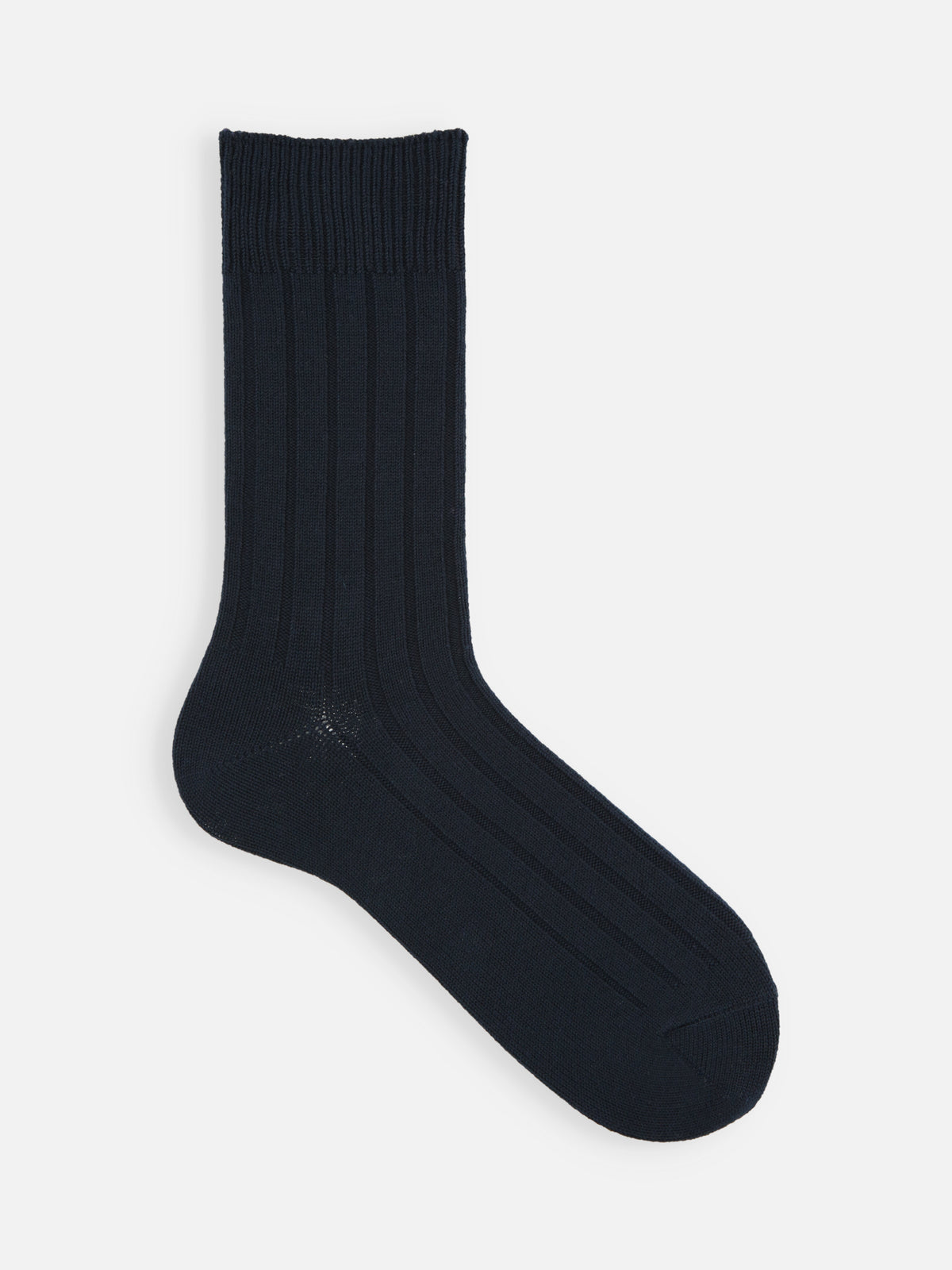 【Tabio MEN】太リブレギュラー丈ソックス(27.0～29.0cm) - コン