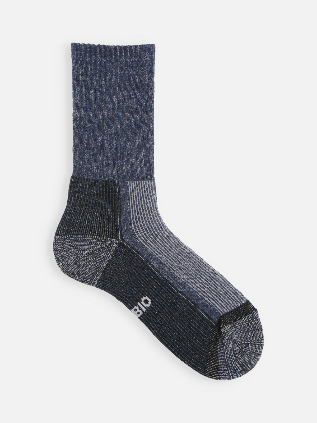 【Tabio MEN】BOOTS SOCKS（ORGANIC COTTON） - INDIGO HEATHER