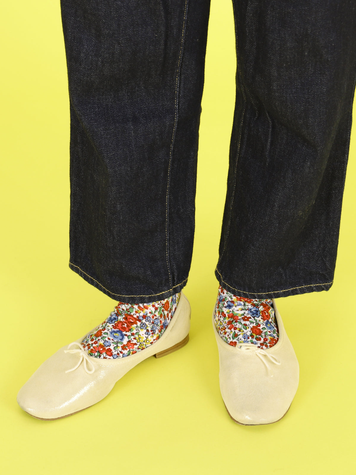 【WEB限定】Tabio made with Liberty Fabric ギフトセット レッド