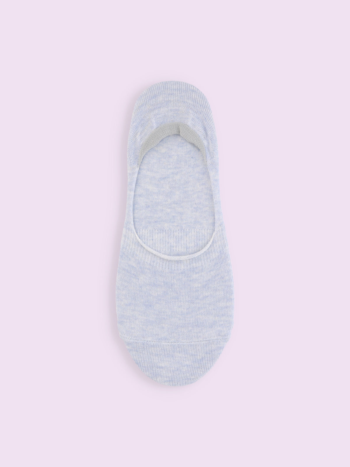 【3足1,485円】無地カバーソックス / 深履きタイプ - サックス