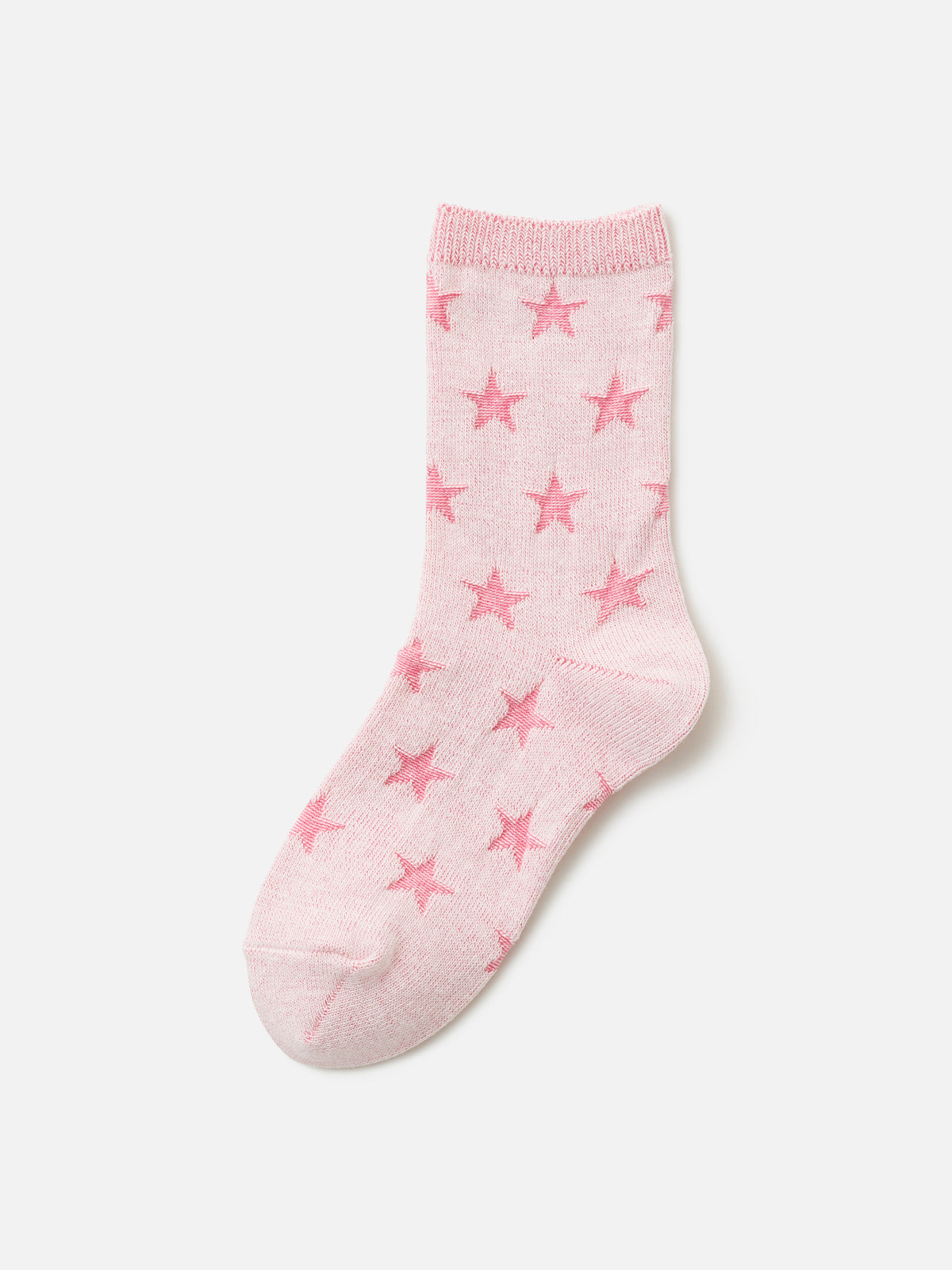 【キッズ】星柄リンクスソックス / 19-21cm - ピンク