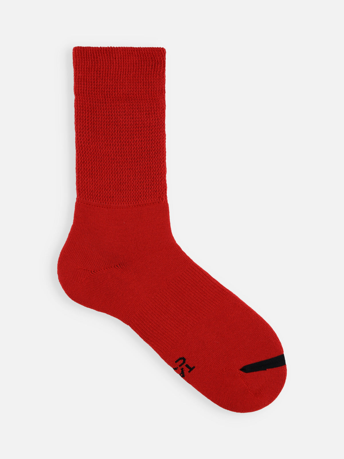 【Tabio MEN】COMFYパイルソックス - ダークレッド