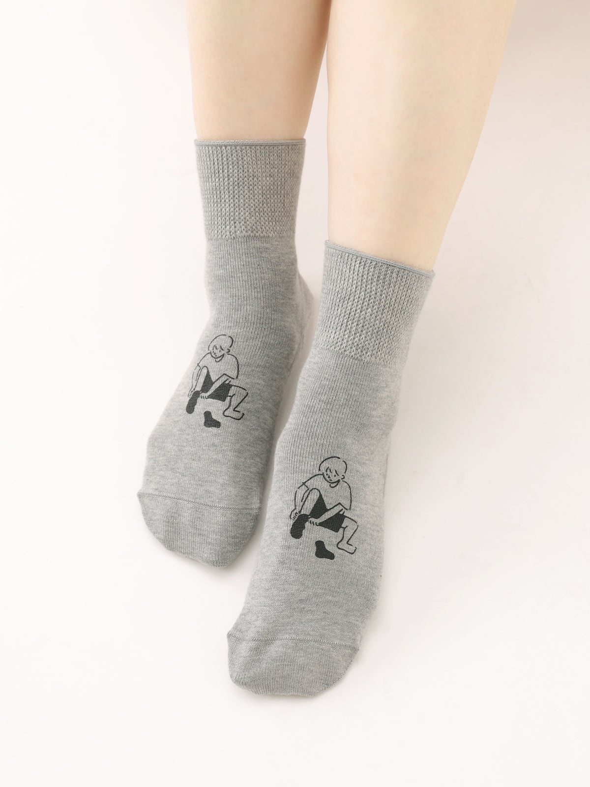【長場雄×NAIGAI×Tabio】 SOCK SUNみんなのくつした / 22-24cm - タングレーモク