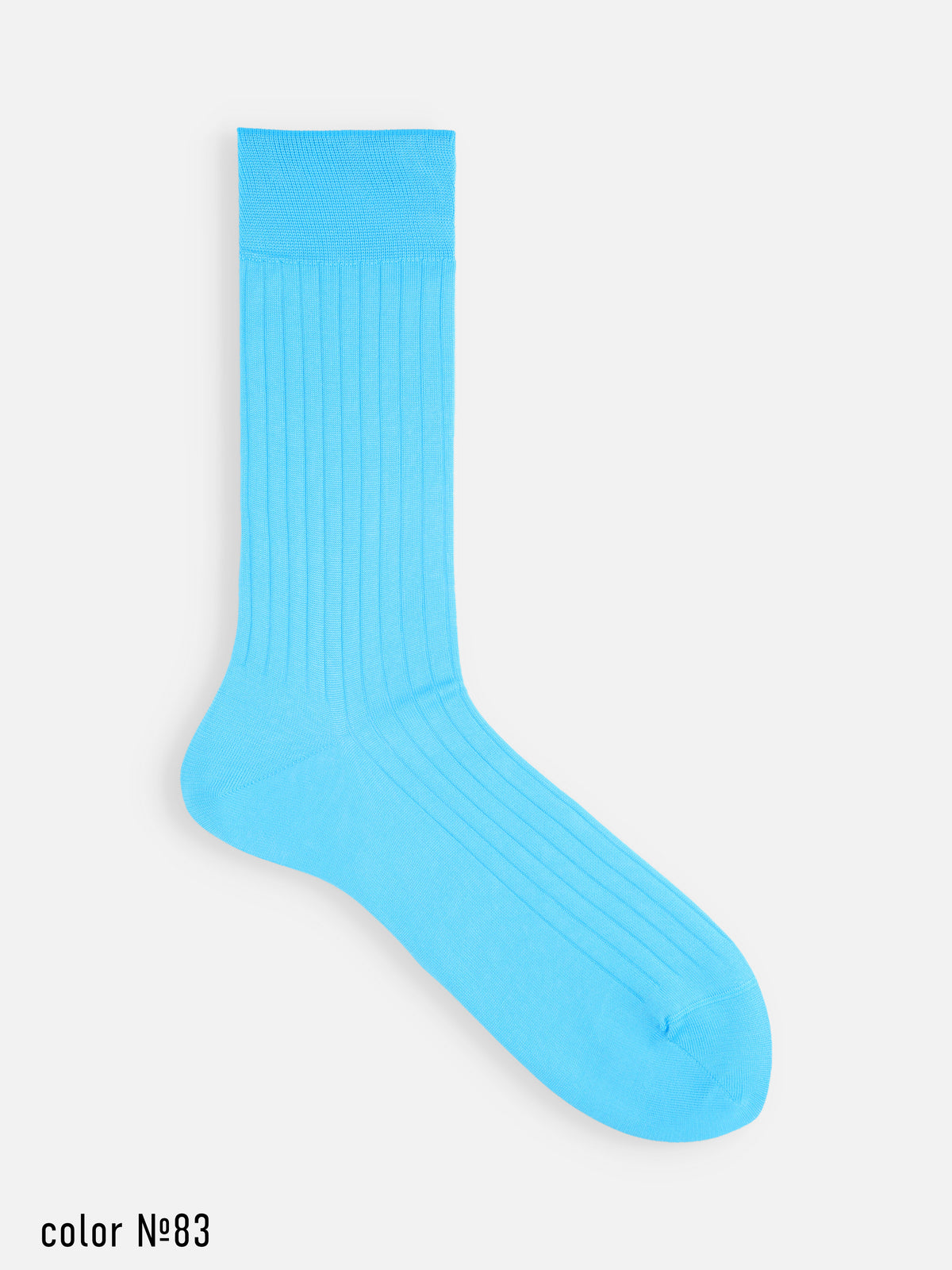 【Tabio MEN】表糸綿100％リブレギュラーソックス(25.0cm)