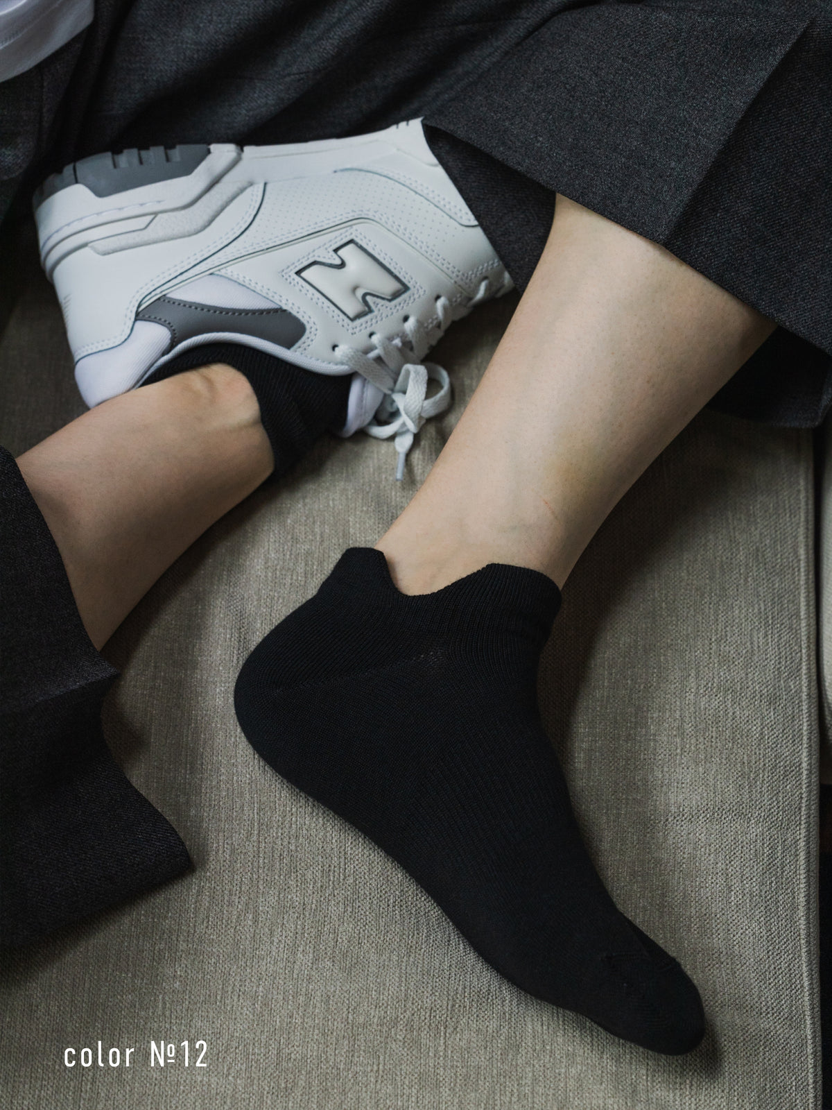 【Tabio MEN】ダブルガードスニーカー丈ソックス