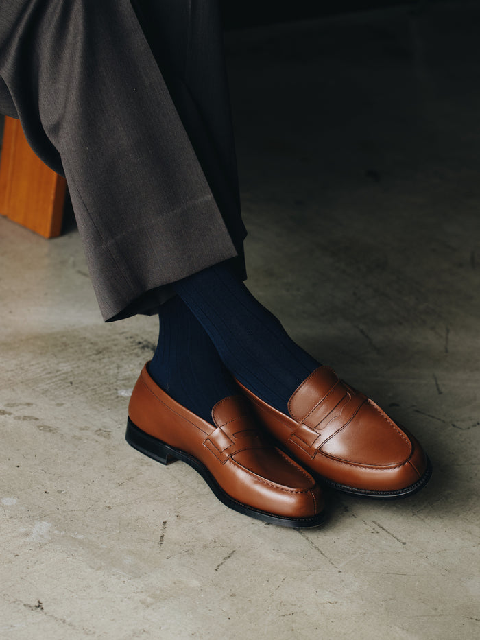 【Tabio MEN】【ベストセラー】 9×2リブソックス