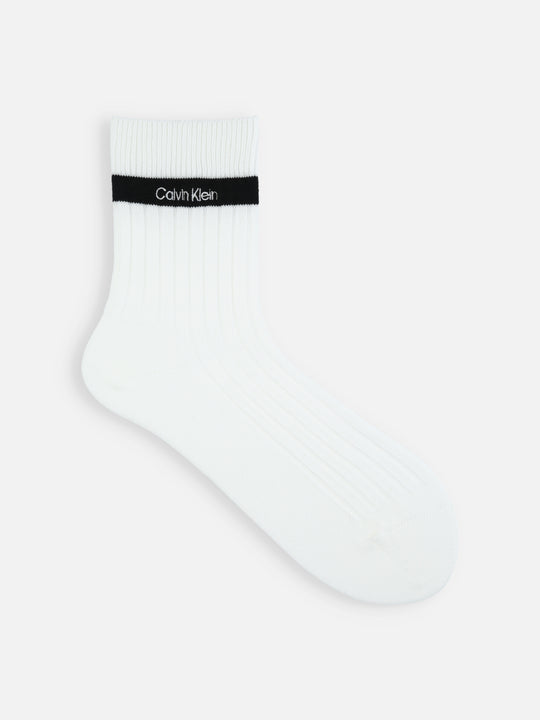 Calvin Klein 刺繍ラインショートソックス