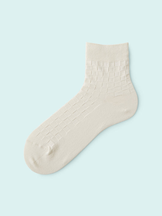 【3足1,485円】メンズ リンクスブロックショートソックス