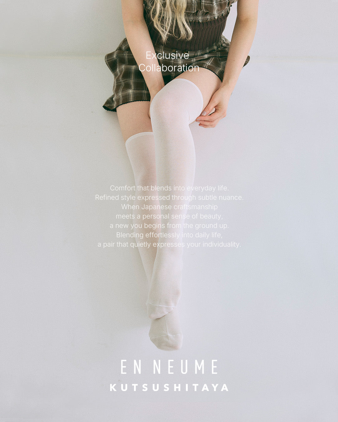 【EN NEUME】Layered Knee-High Socks