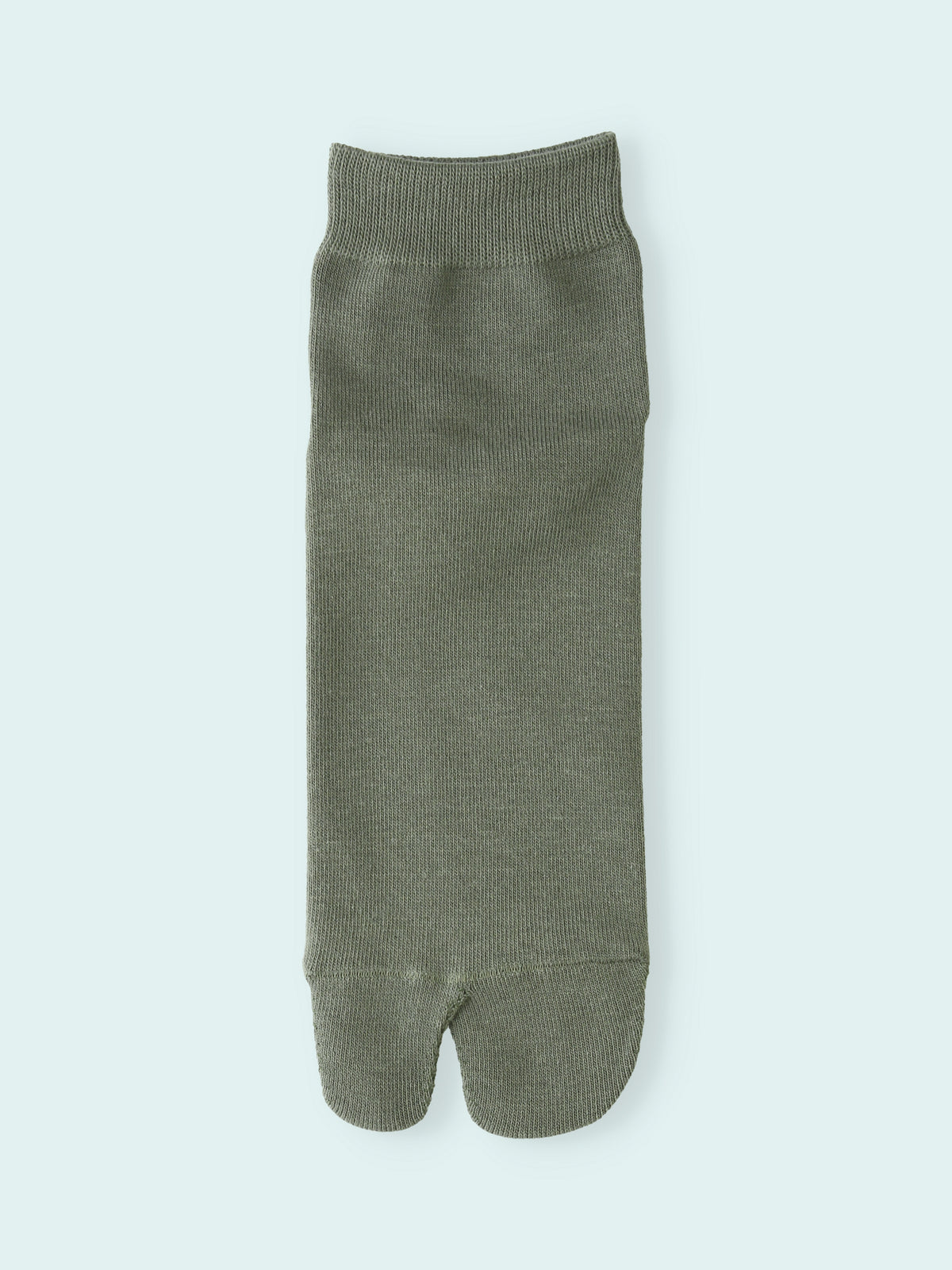 【3足1,485円】メンズ 足袋無地ショートソックス - カーキ