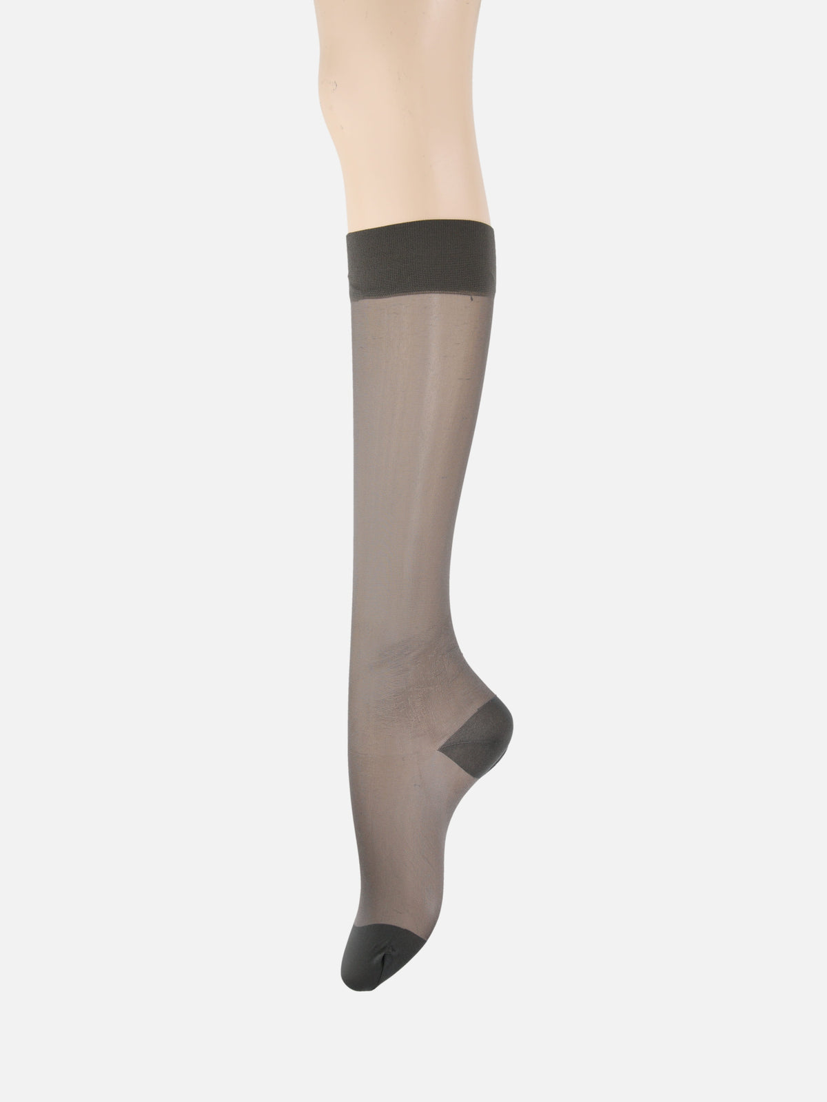 ultra sheer socks ハイソックス - ダークグレー