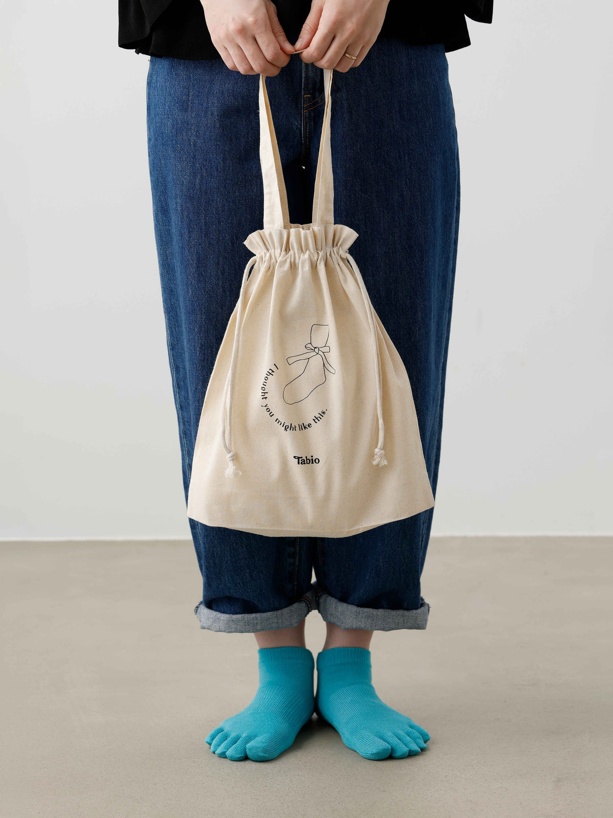 【THREEUP×靴下屋】WEB限定 冷感五本指ソックス・コードレスファンひんやりセット＜サックス＞