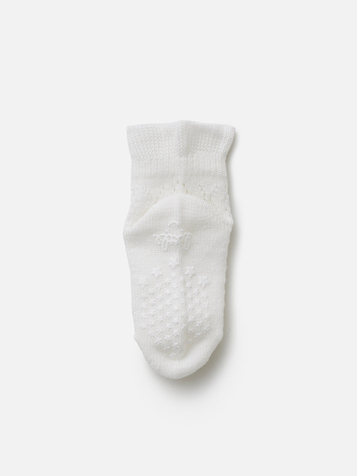 【ベビー 】イルマックフリルショートソックス 滑り止め付き / 11-13cm