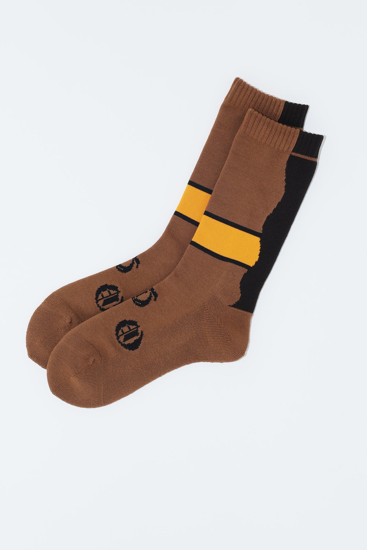 TOGA Wave socks（22.5～24.5cm） - シナモン