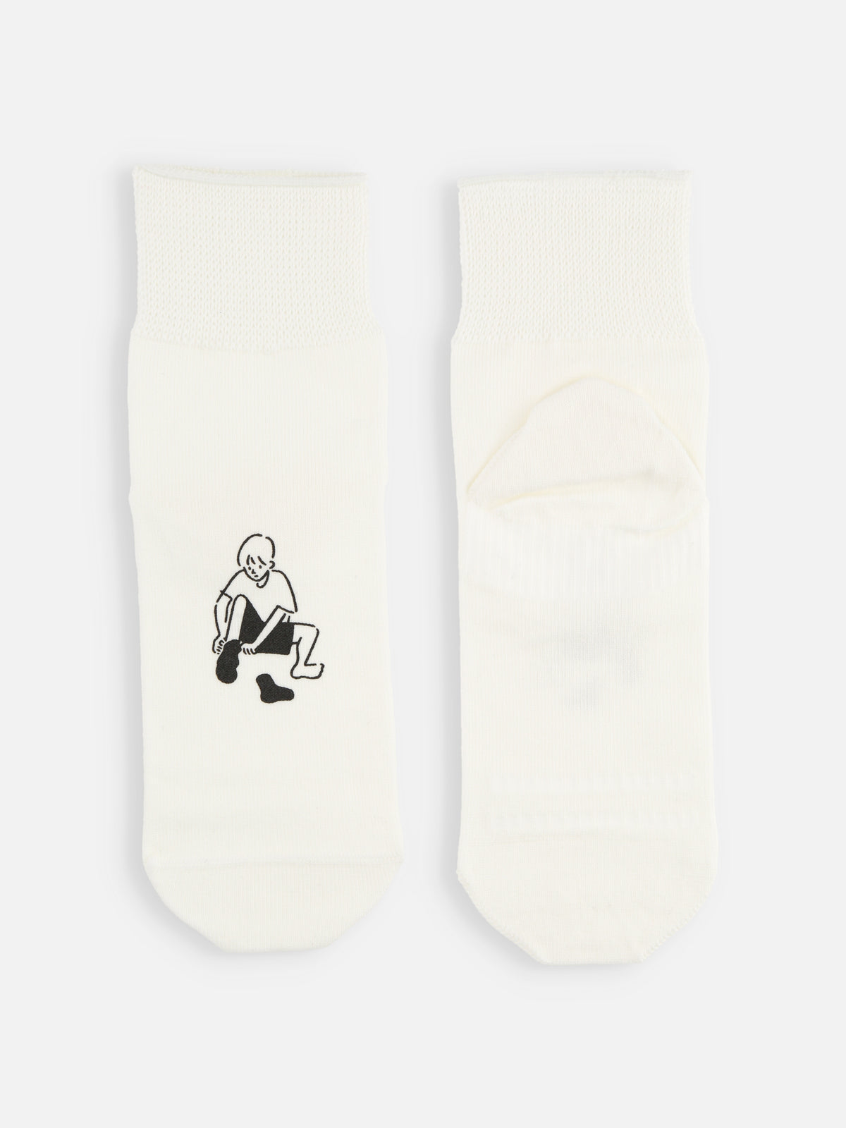 【長場雄×NAIGAI×Tabio】 SOCK SUNみんなのくつした / 24-26cm - サラシ