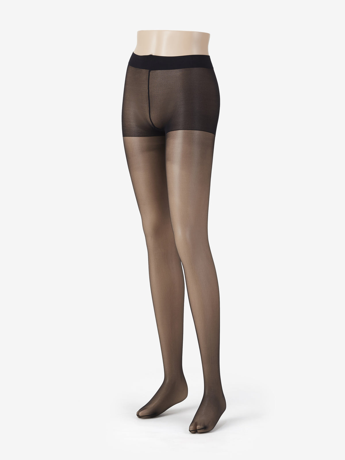 【伝線しにくい】美しい素肌感ストッキング - ブラック