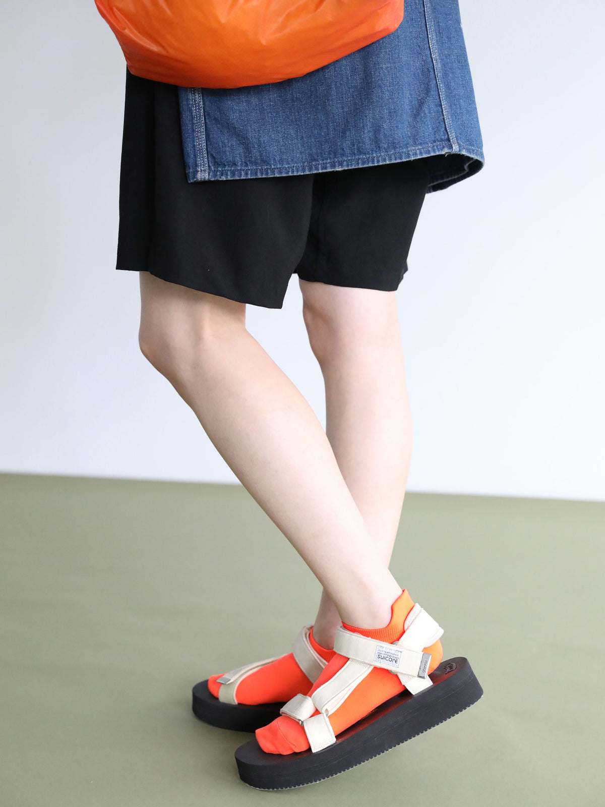 【脚傘 アシブレラ】撥水スニーカーガードソックス / 23-25cm