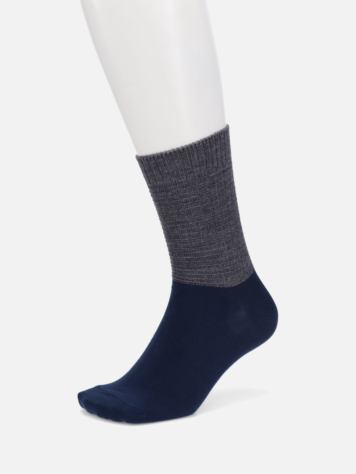 【Tabio MEN】足首ウールワッフルソックス