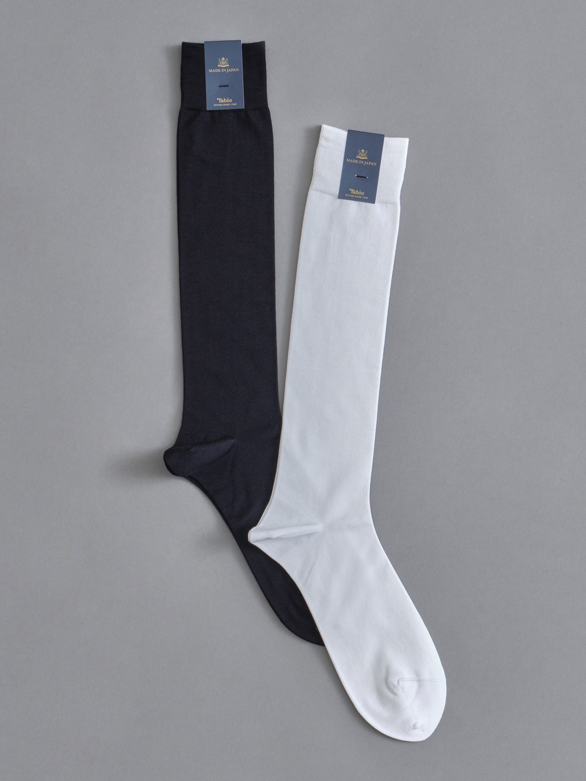 【Tabio MEN】＜冠婚葬祭にも＞ピマコットンブレンド無地ロングホーズ