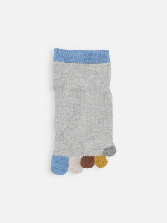 【キッズ】指先レインボー五本指ソックス / 16-18cm