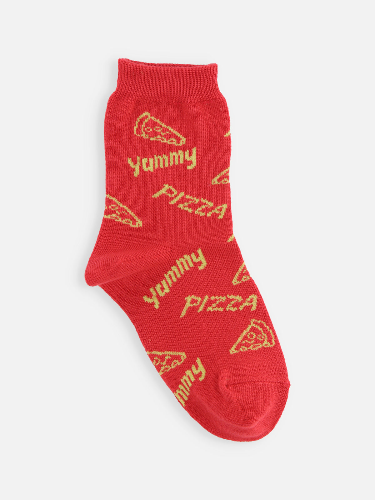 【キッズ】PIZZAソックス / 16-18cm - アカ