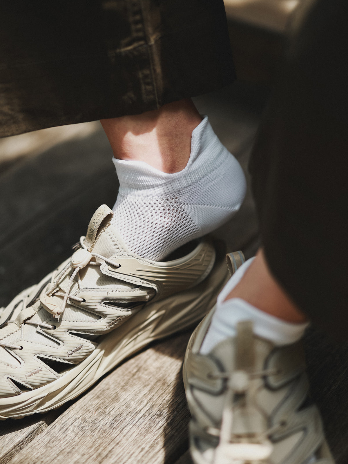 【Tabio MEN】DRYメッシュダブルガードスニーカー丈ソックス
