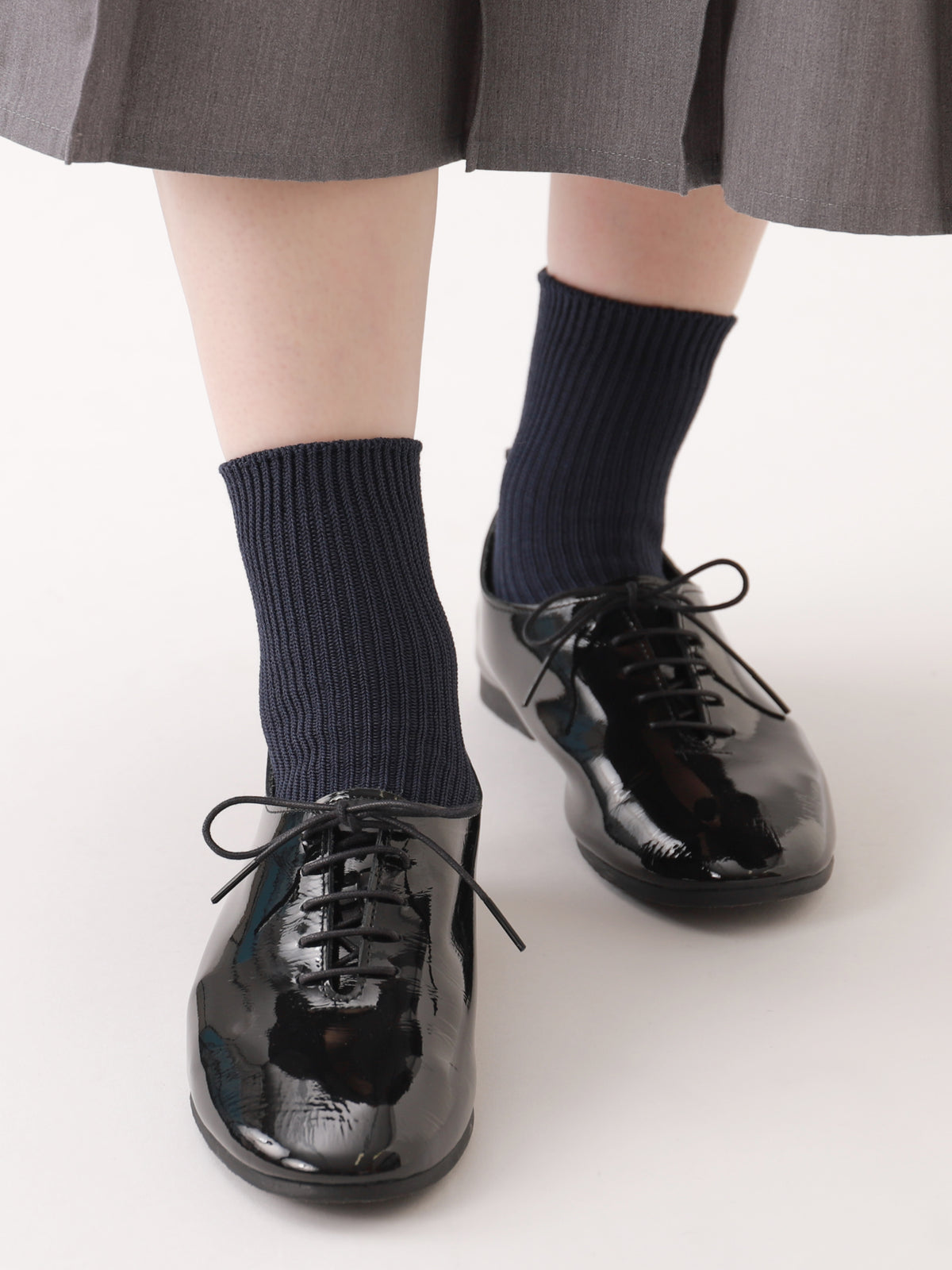 【WEB限定】さらっと快適すっきりリブショートソックス
