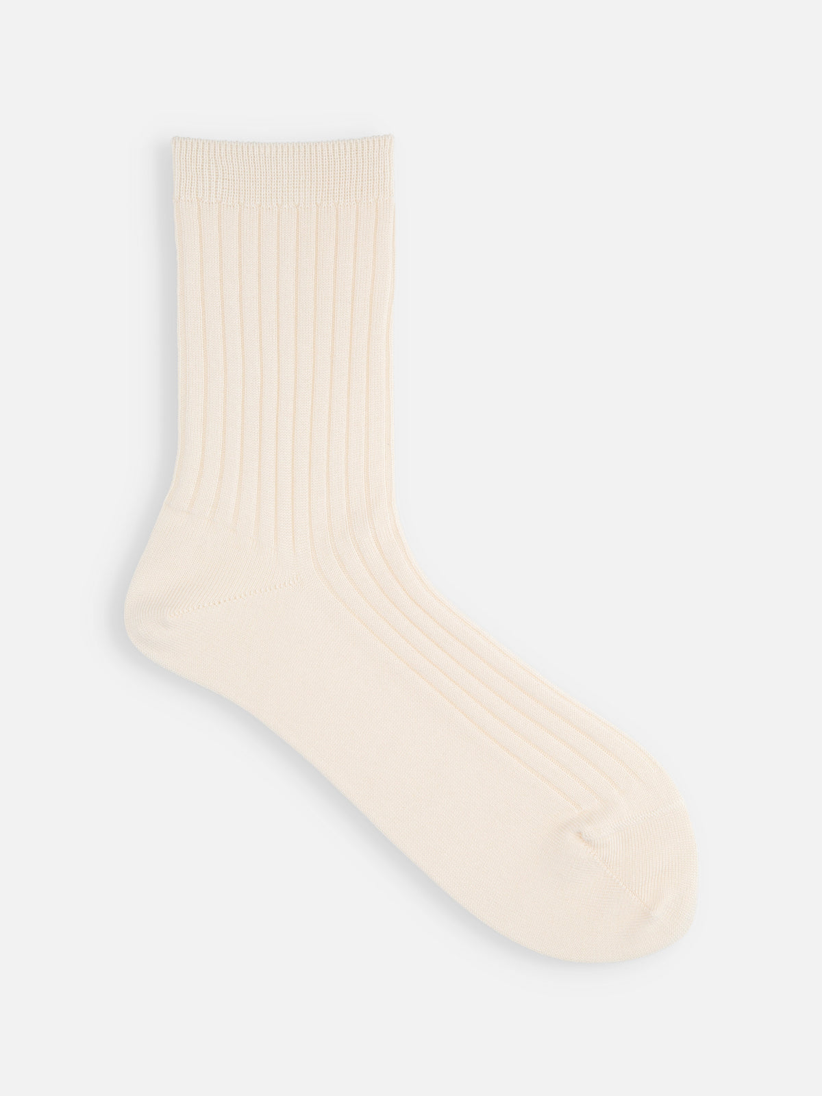 【表糸綿100％】リブソックス / 23-24cm - キナリ