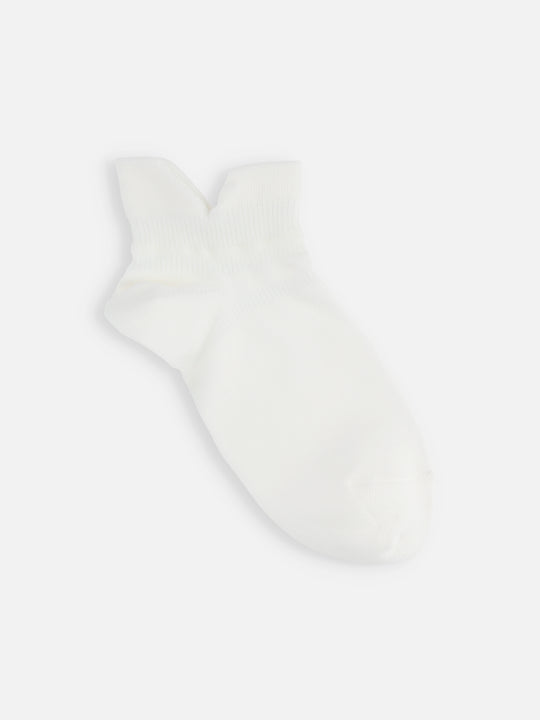 キッズ 綿ダブルガードスニーカー丈ソックス / 19-21cm