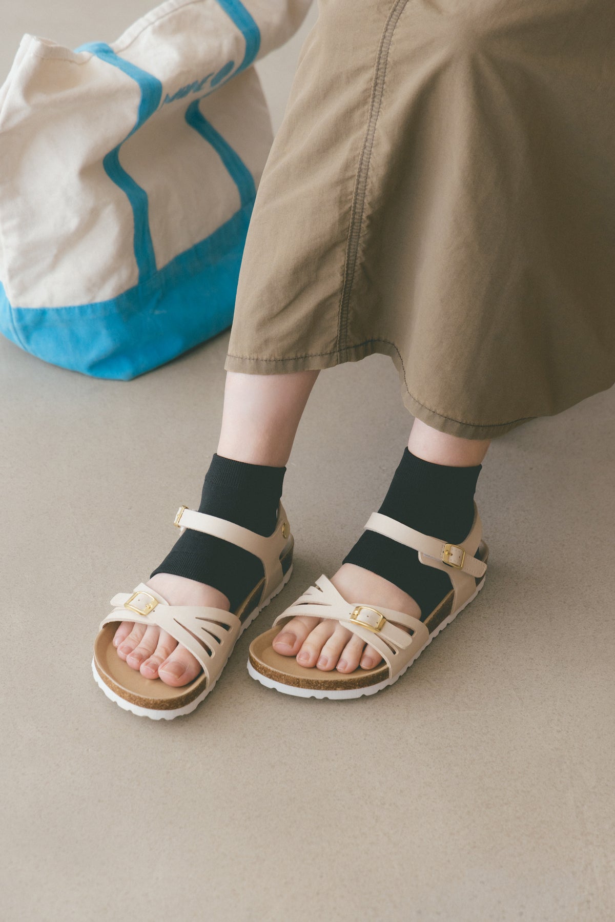 【靴ずれ対策】さらっと快適かかとカバータイプ - クロ