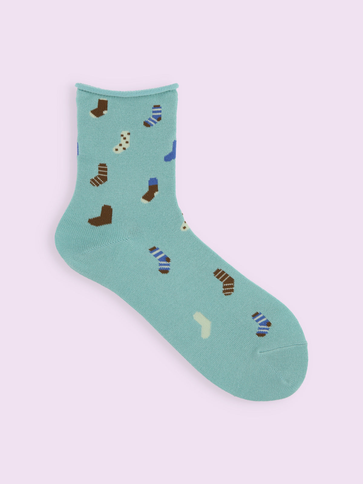 【3足1,485円】靴下柄ショートソックス
