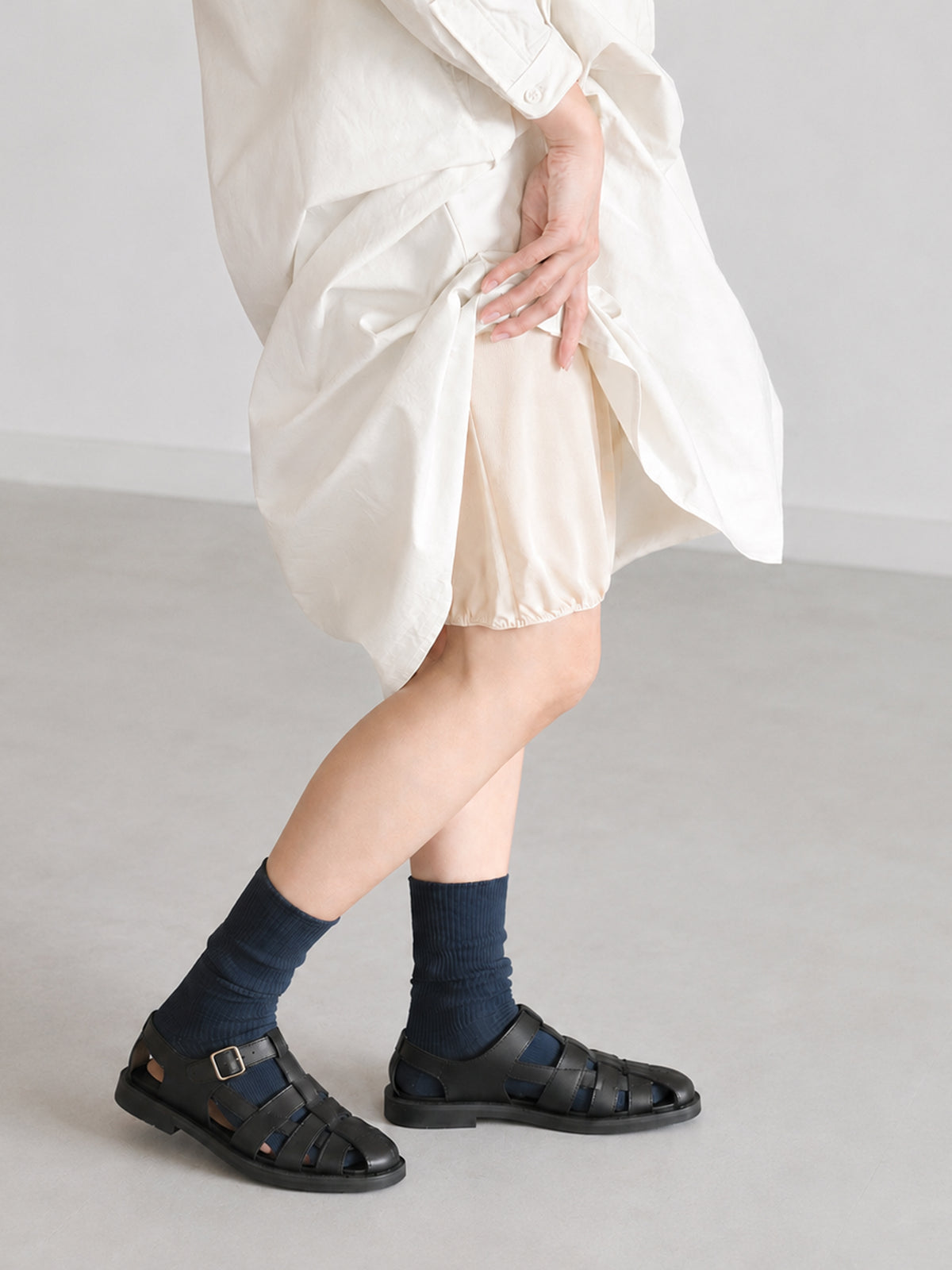 【透け対策】さらっと冷感ペチパンツ4分丈
