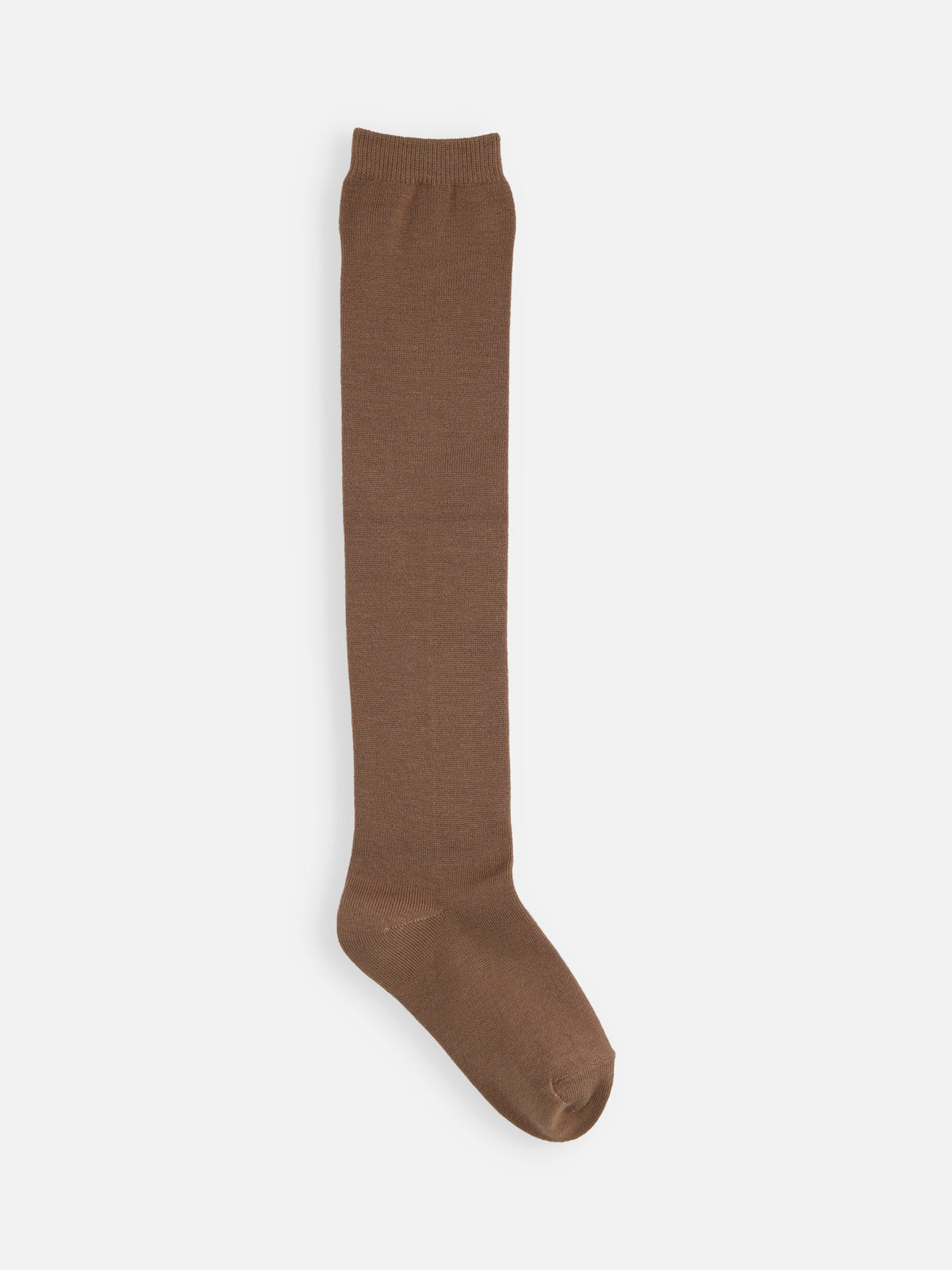 【キッズ】無地オーバーニーソックス / 19-21cm - ブラウン