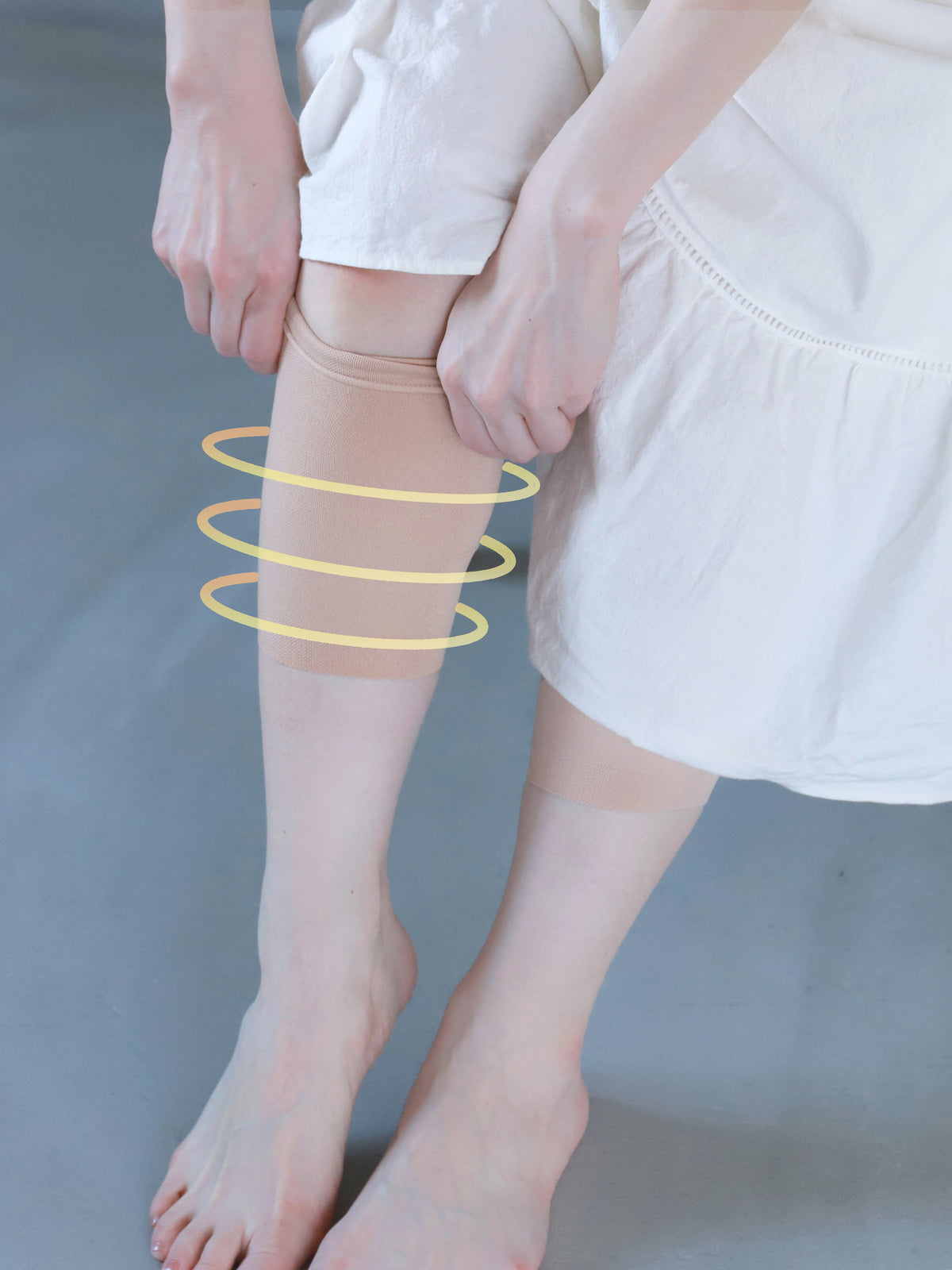 【美脚Labo】着圧ショートサポーター