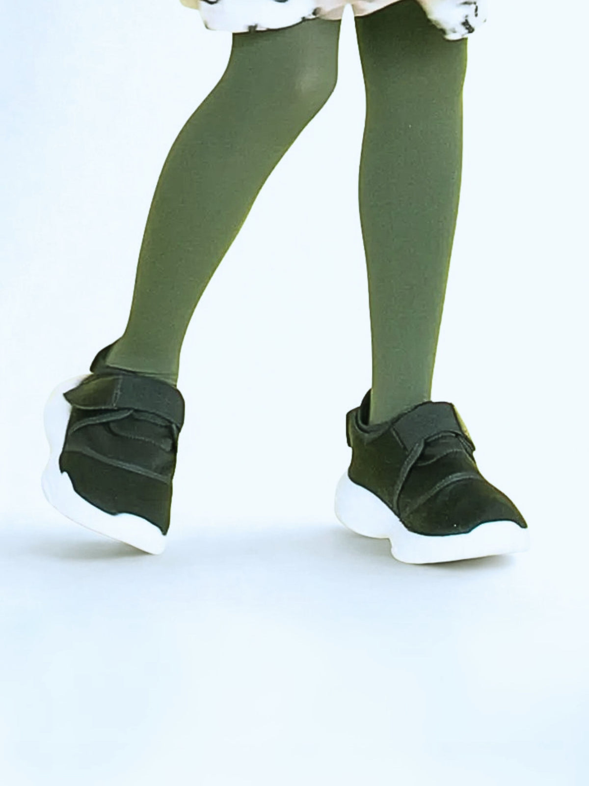 【キッズ】80デニールタイツ / 110-130cm - カーキ
