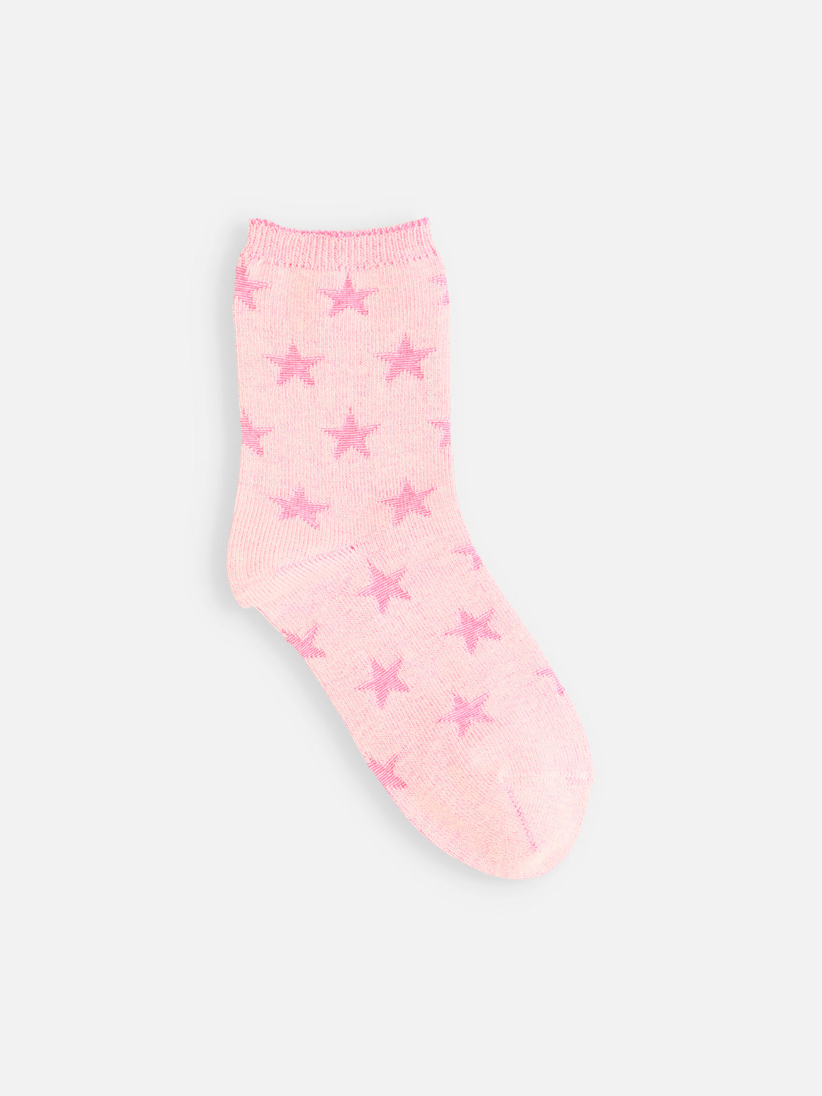 【キッズ】星柄リンクスソックス / 16-18cm - ピンク