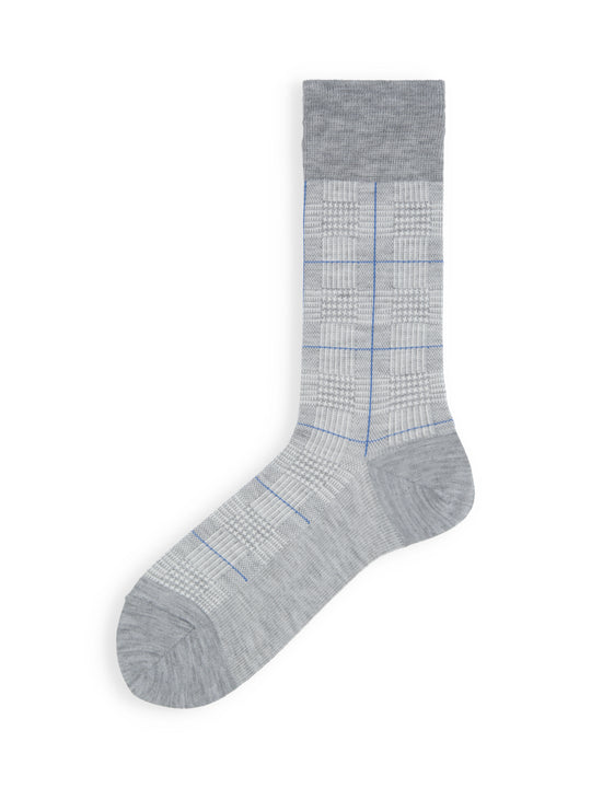【Tabio MEN】WOOL MIX ポイントグレンチェックソックス
