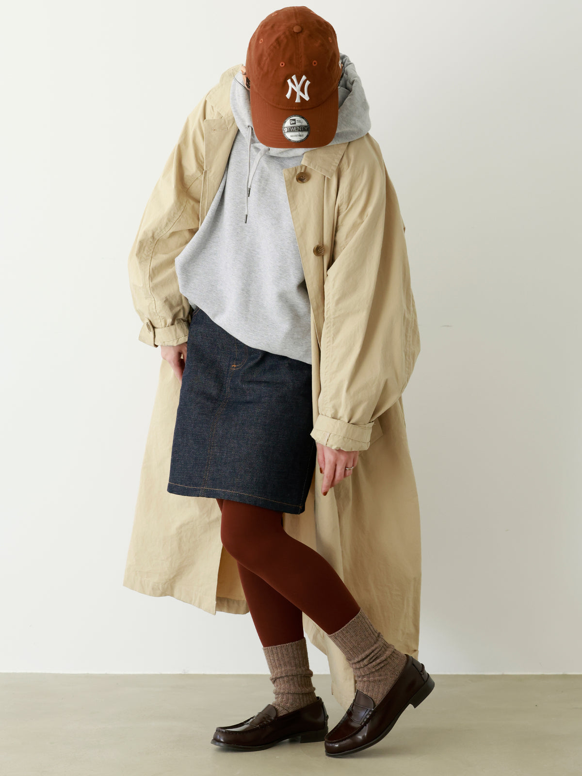 【毛混】スタンダードリブソックス