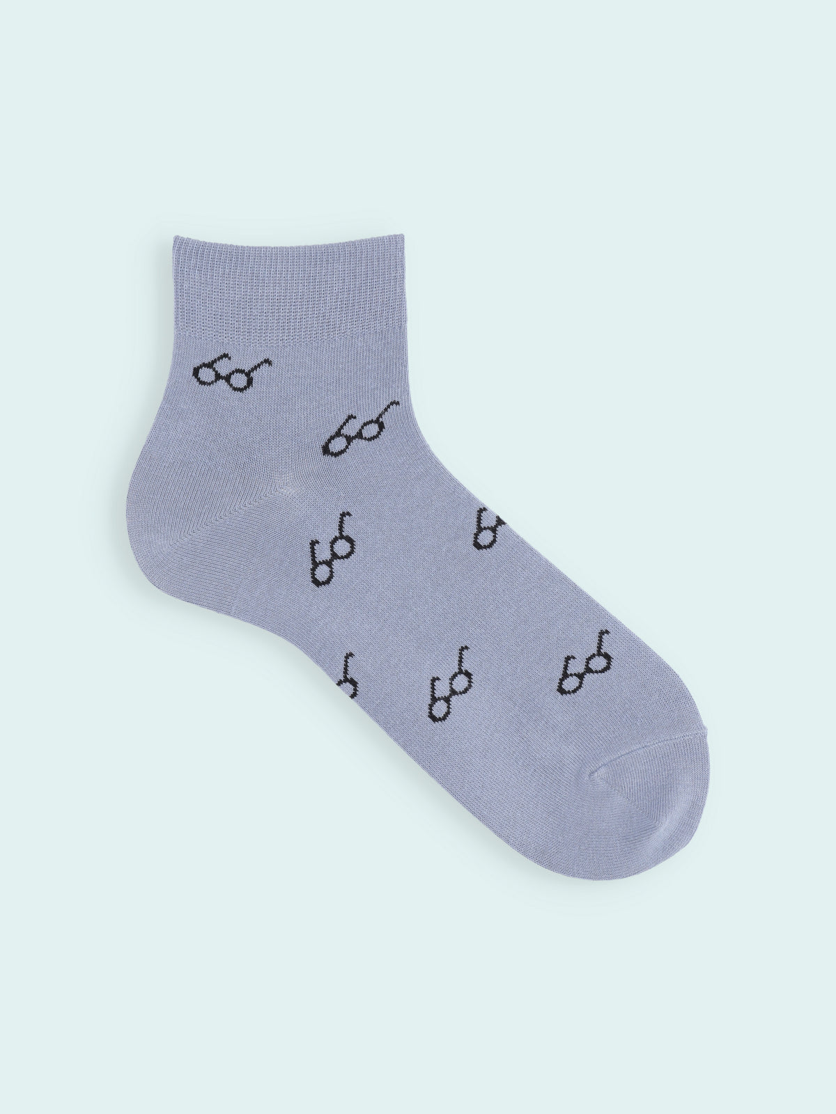 【WEB限定】めがね柄ショートソックス