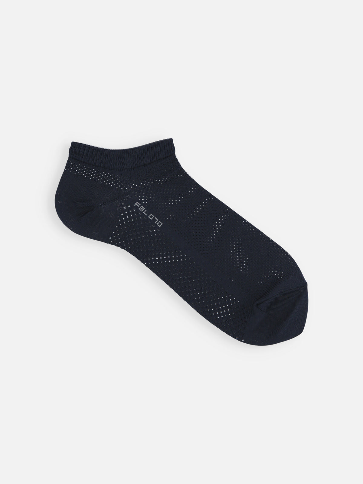 【Tabio MEN】軽い・涼しい・吸水・速乾 足裏までメッシュスニーカ / 27.0-29.0cm - ネイビー